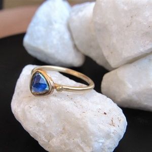 Tourmaline ring in 14K Solid Yellow Gold – Handcrafted Gemstone Ring for Women